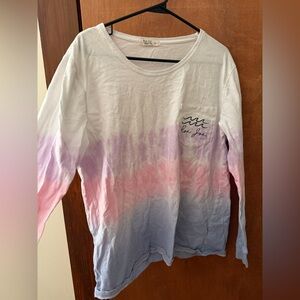 Ron Jon Long Sleeve Shirt - White, Pink, and Purple